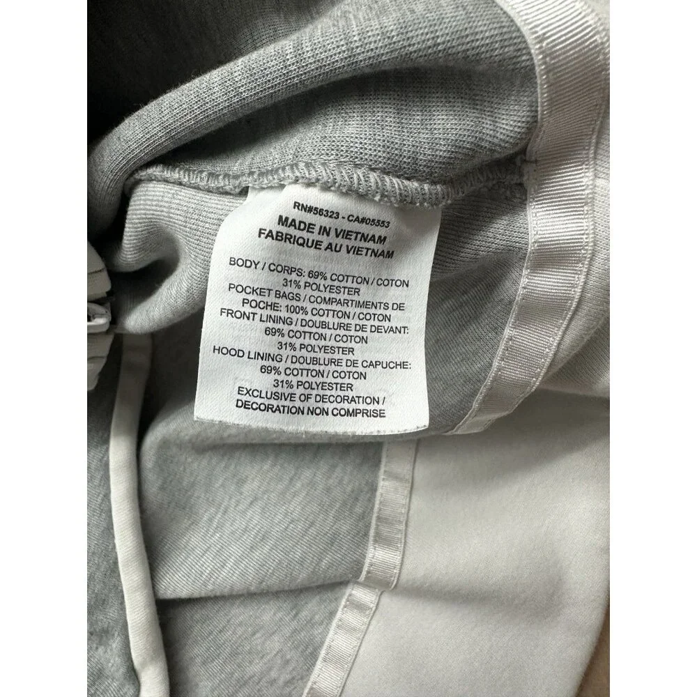 Nike Sportswear Tech Fleece Full-Zip Cape Grey/White Women's Hoodie M - Picture 4 of 7